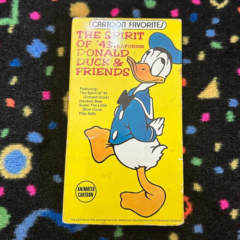 THE SPIRIT OF '43 DONALD DUCK VHS